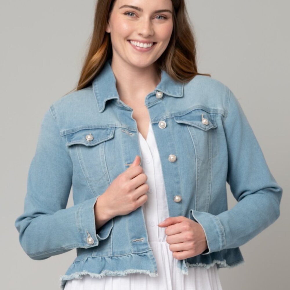 Pearl Button Denim Jacket